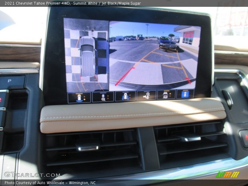 Summit White / Jet Black/Maple Sugar 2021 Chevrolet Tahoe Premier 4WD