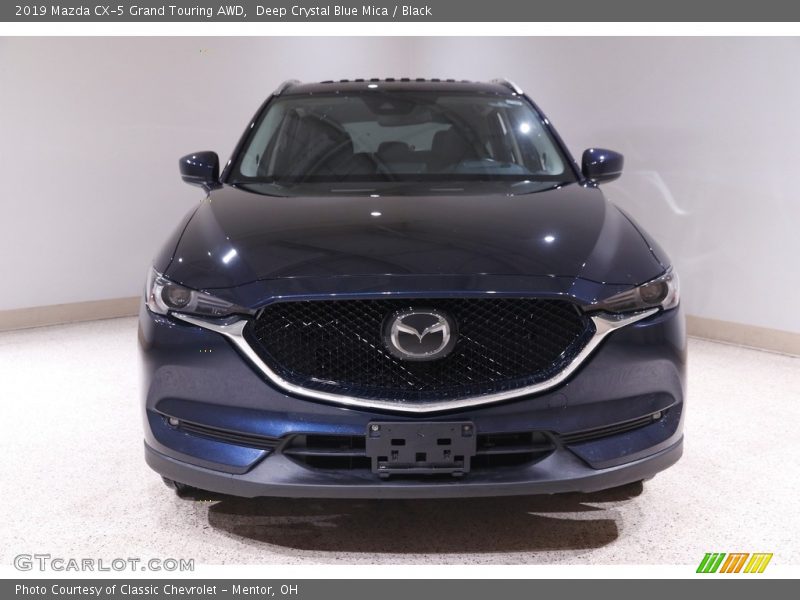 Deep Crystal Blue Mica / Black 2019 Mazda CX-5 Grand Touring AWD