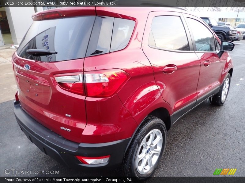 Ruby Red Metallic / Ebony Black 2019 Ford EcoSport SE 4WD