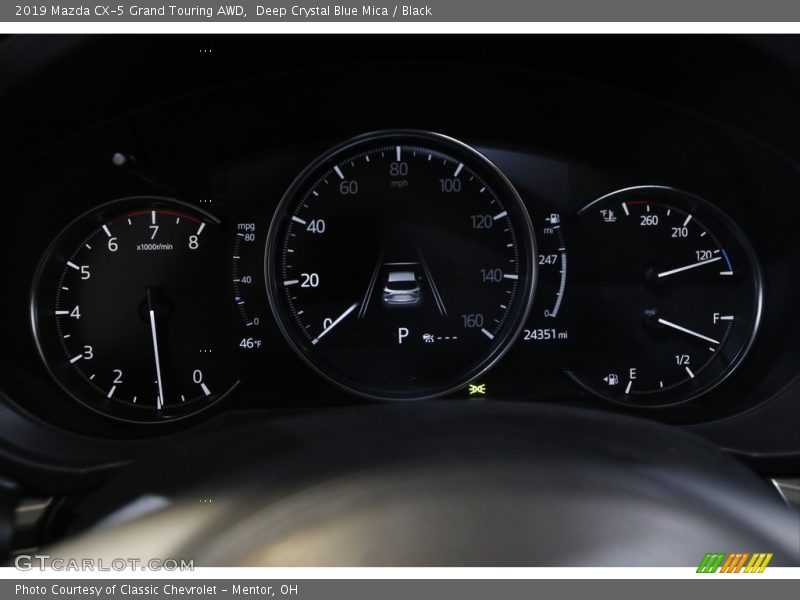 Deep Crystal Blue Mica / Black 2019 Mazda CX-5 Grand Touring AWD
