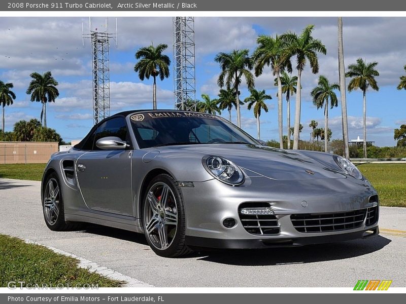  2008 911 Turbo Cabriolet Arctic Silver Metallic