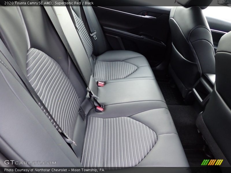 Supersonic Red / Black 2020 Toyota Camry SE AWD