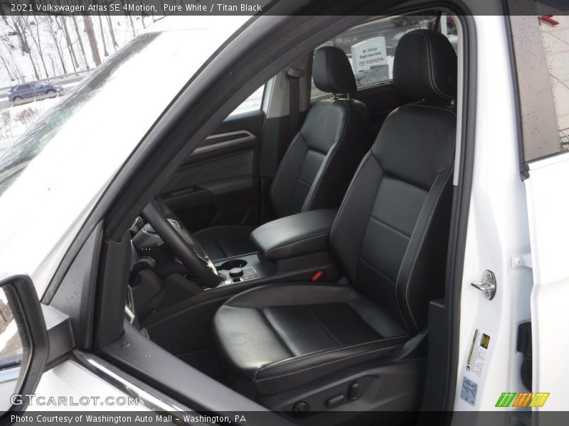 Front Seat of 2021 Atlas SE 4Motion