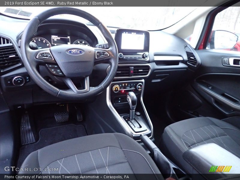 Ruby Red Metallic / Ebony Black 2019 Ford EcoSport SE 4WD