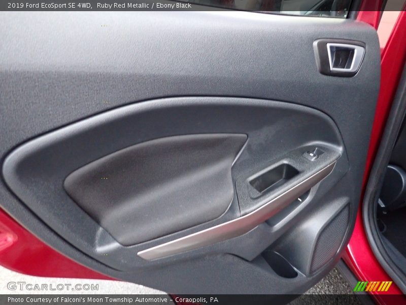 Ruby Red Metallic / Ebony Black 2019 Ford EcoSport SE 4WD