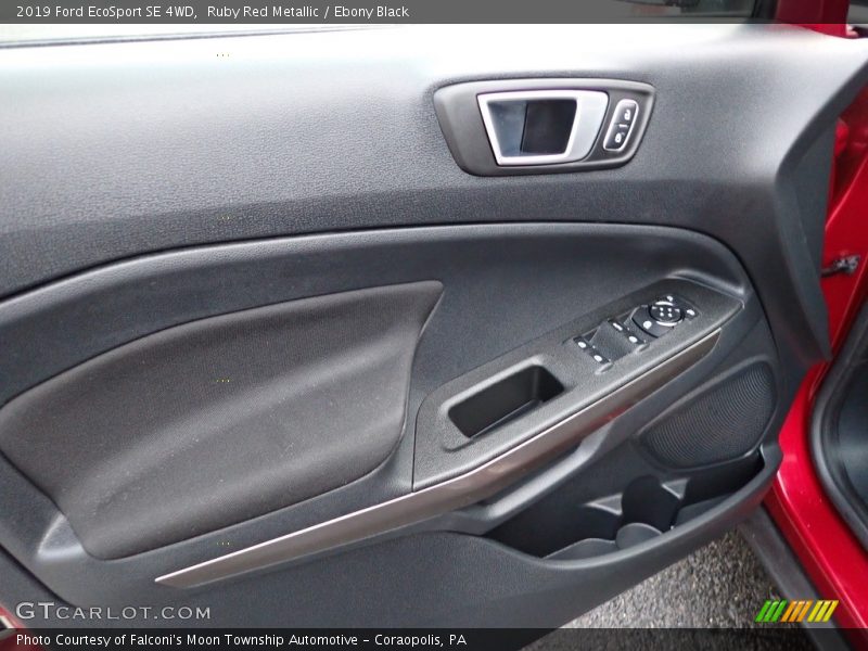 Ruby Red Metallic / Ebony Black 2019 Ford EcoSport SE 4WD