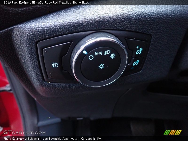 Ruby Red Metallic / Ebony Black 2019 Ford EcoSport SE 4WD