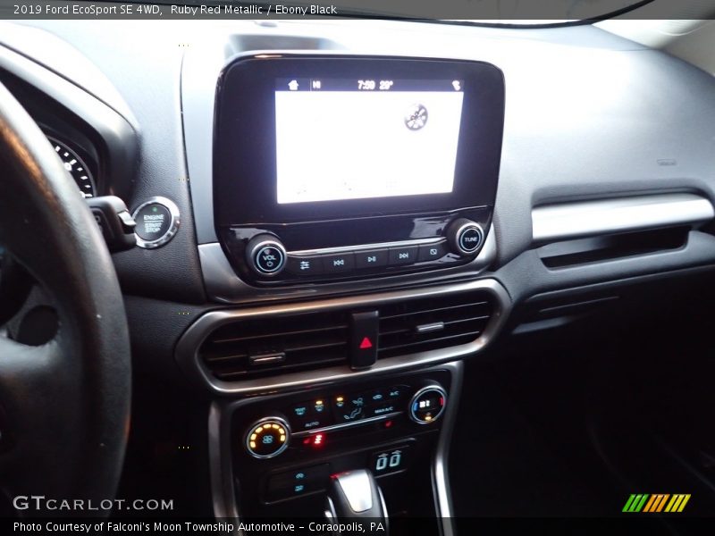 Ruby Red Metallic / Ebony Black 2019 Ford EcoSport SE 4WD