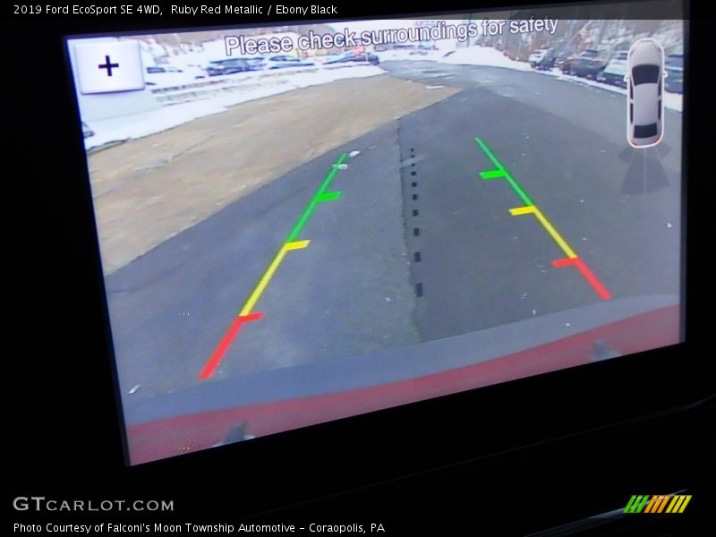 Ruby Red Metallic / Ebony Black 2019 Ford EcoSport SE 4WD