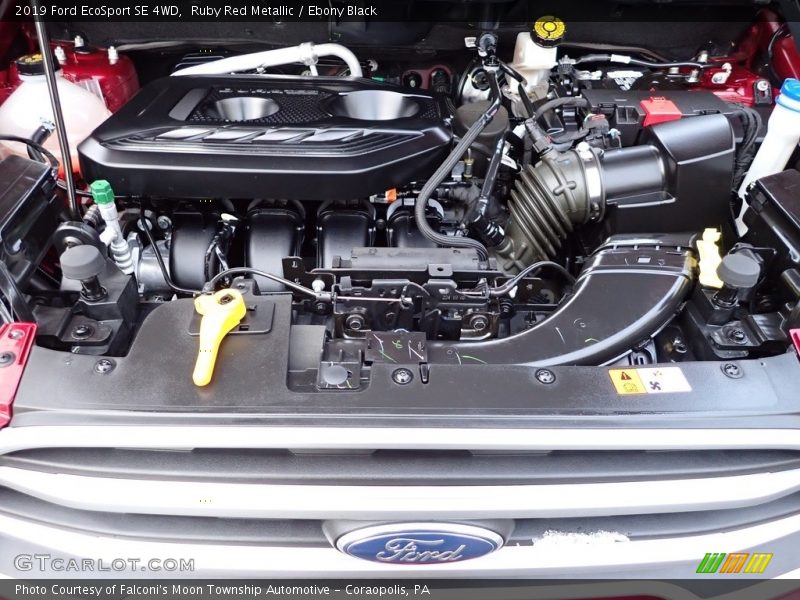 Ruby Red Metallic / Ebony Black 2019 Ford EcoSport SE 4WD