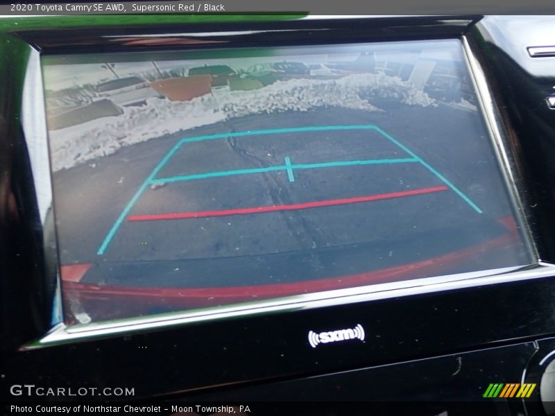 Supersonic Red / Black 2020 Toyota Camry SE AWD