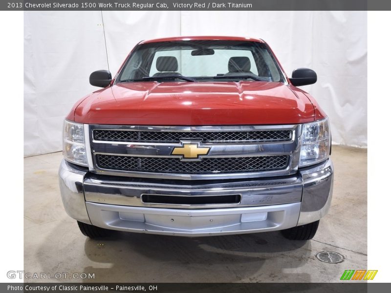 Victory Red / Dark Titanium 2013 Chevrolet Silverado 1500 Work Truck Regular Cab