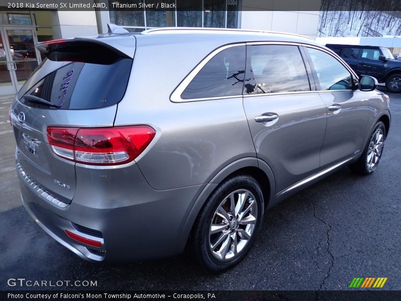 Titanium Silver / Black 2018 Kia Sorento SX Limited AWD