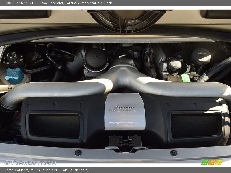  2008 911 Turbo Cabriolet Engine - 3.6 Liter Twin-Turbocharged DOHC 24V VarioCam Flat 6 Cylinder