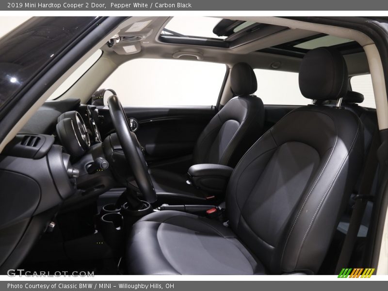 Pepper White / Carbon Black 2019 Mini Hardtop Cooper 2 Door