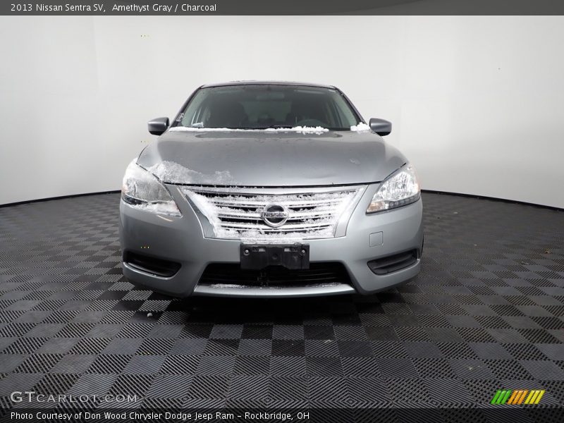 Amethyst Gray / Charcoal 2013 Nissan Sentra SV