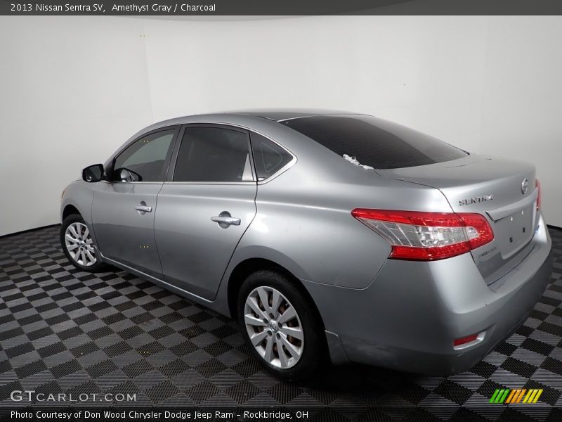 Amethyst Gray / Charcoal 2013 Nissan Sentra SV
