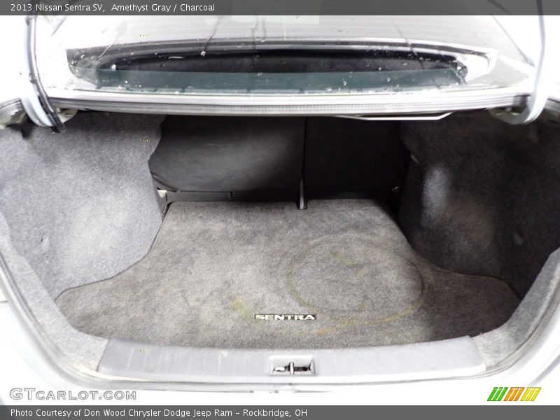 Amethyst Gray / Charcoal 2013 Nissan Sentra SV