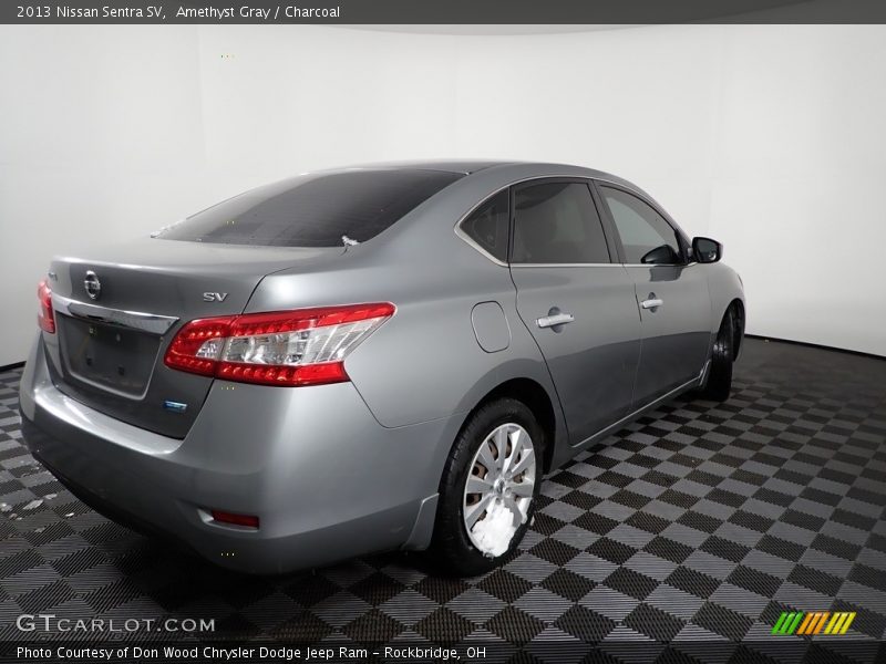 Amethyst Gray / Charcoal 2013 Nissan Sentra SV