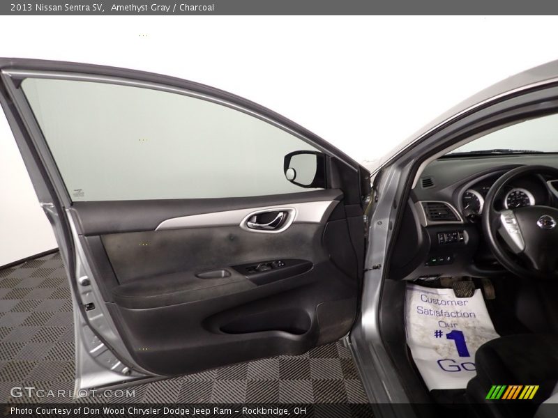 Amethyst Gray / Charcoal 2013 Nissan Sentra SV