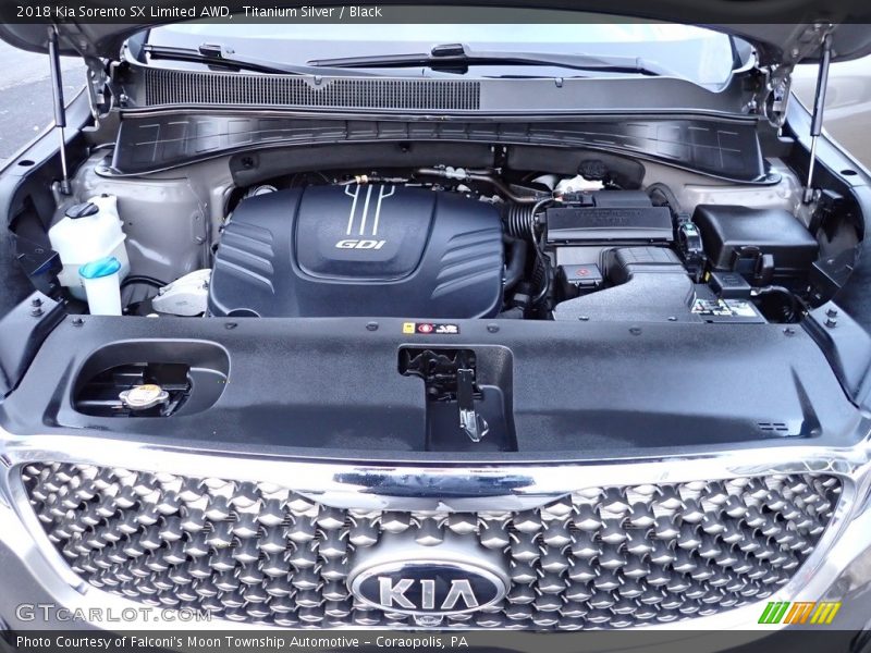  2018 Sorento SX Limited AWD Engine - 3.3 Liter GDI DOHC 24-Valve CVVT V6