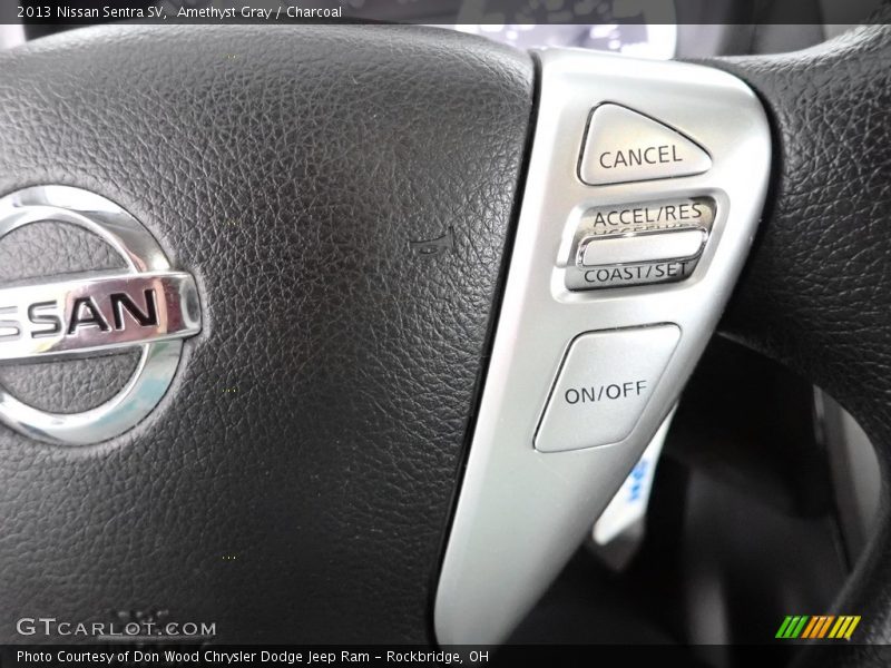 Amethyst Gray / Charcoal 2013 Nissan Sentra SV