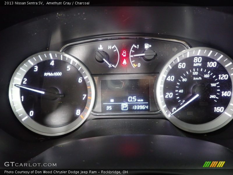 Amethyst Gray / Charcoal 2013 Nissan Sentra SV