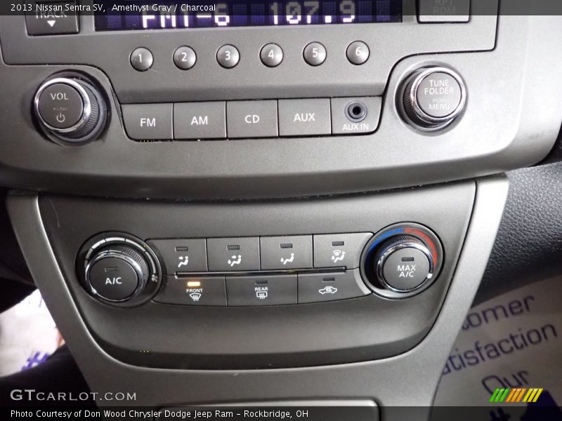Amethyst Gray / Charcoal 2013 Nissan Sentra SV