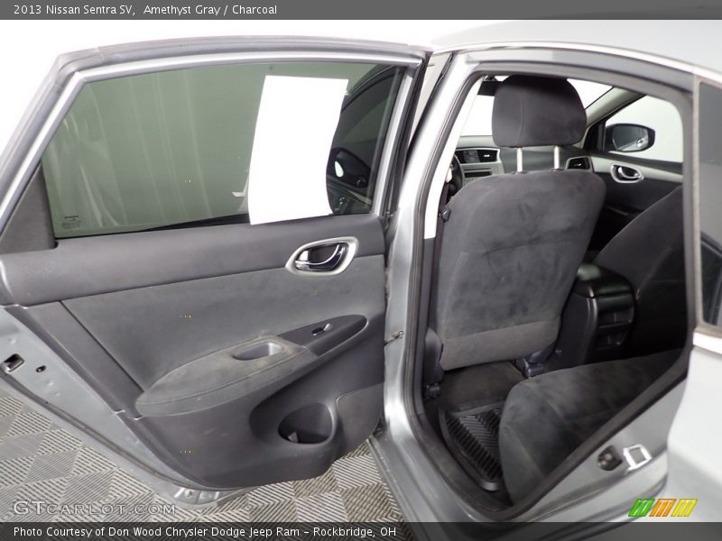 Amethyst Gray / Charcoal 2013 Nissan Sentra SV