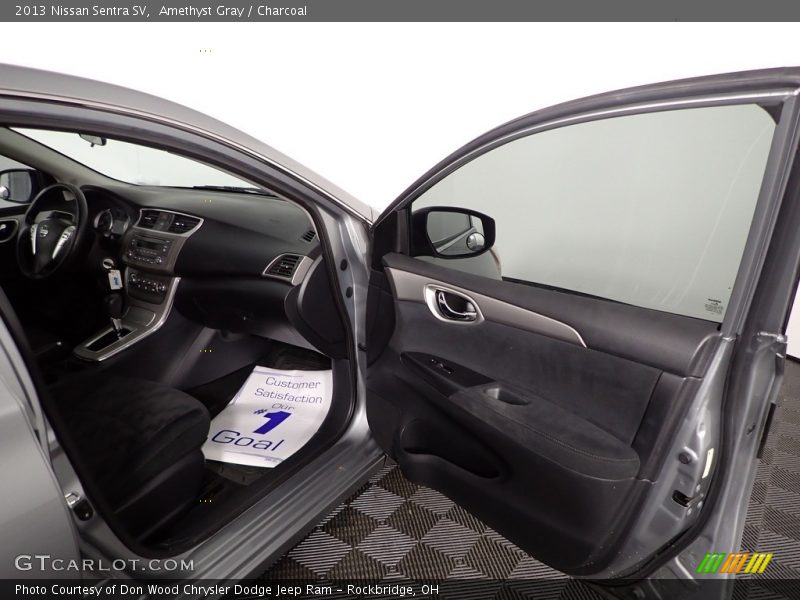 Amethyst Gray / Charcoal 2013 Nissan Sentra SV