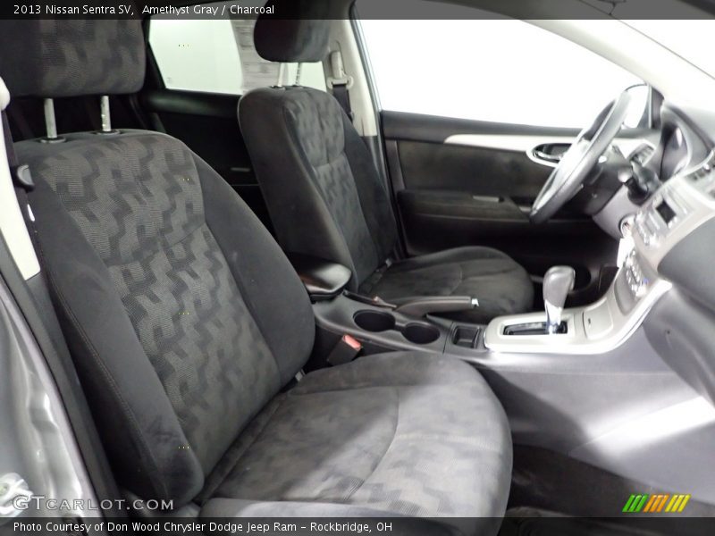 Amethyst Gray / Charcoal 2013 Nissan Sentra SV