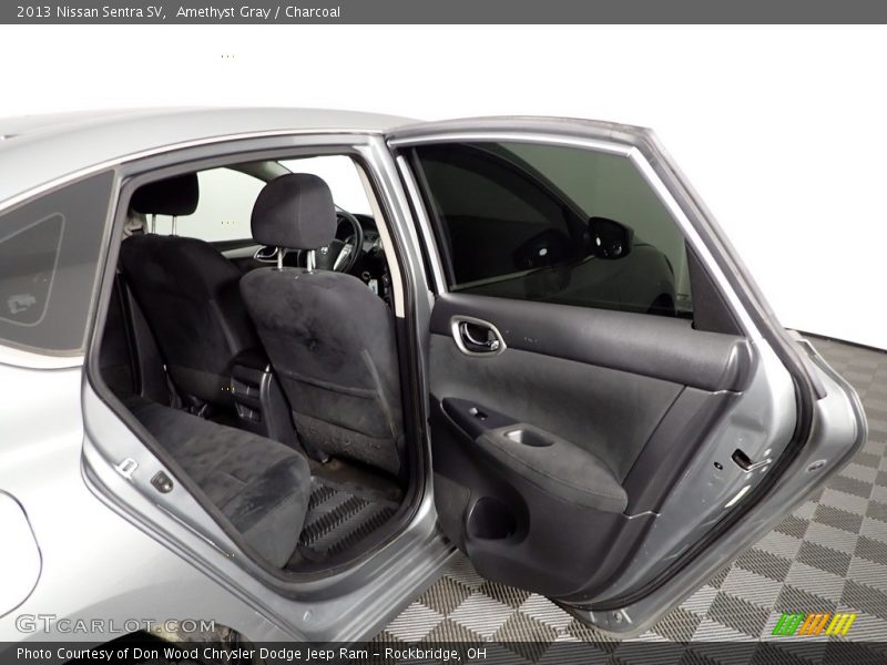 Amethyst Gray / Charcoal 2013 Nissan Sentra SV