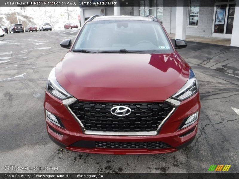 Gemstone Red / Black 2019 Hyundai Tucson Night Edition AWD
