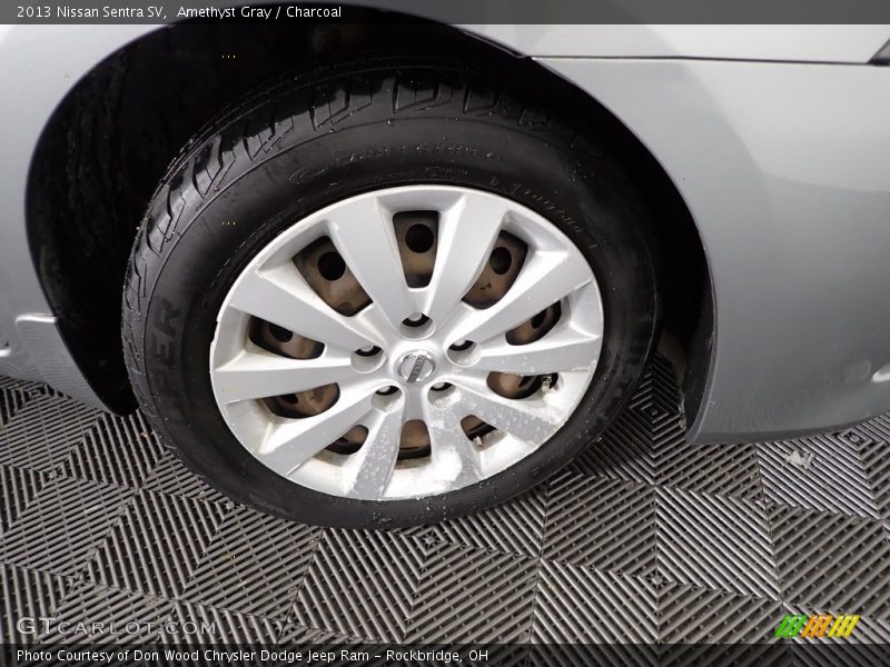 Amethyst Gray / Charcoal 2013 Nissan Sentra SV