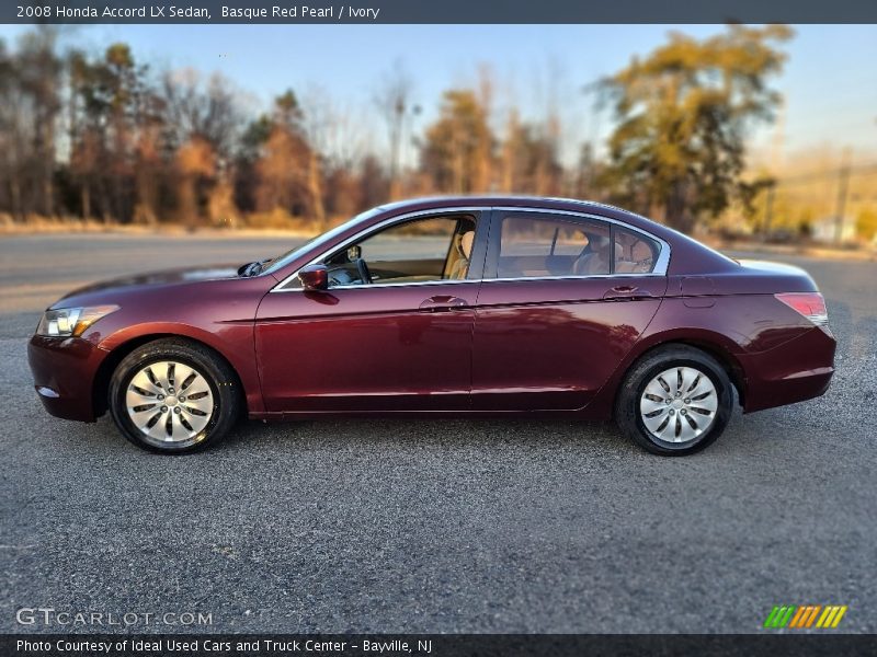 Basque Red Pearl / Ivory 2008 Honda Accord LX Sedan