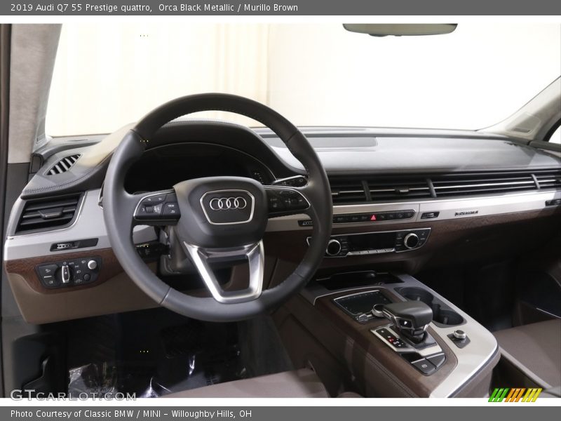 Dashboard of 2019 Q7 55 Prestige quattro