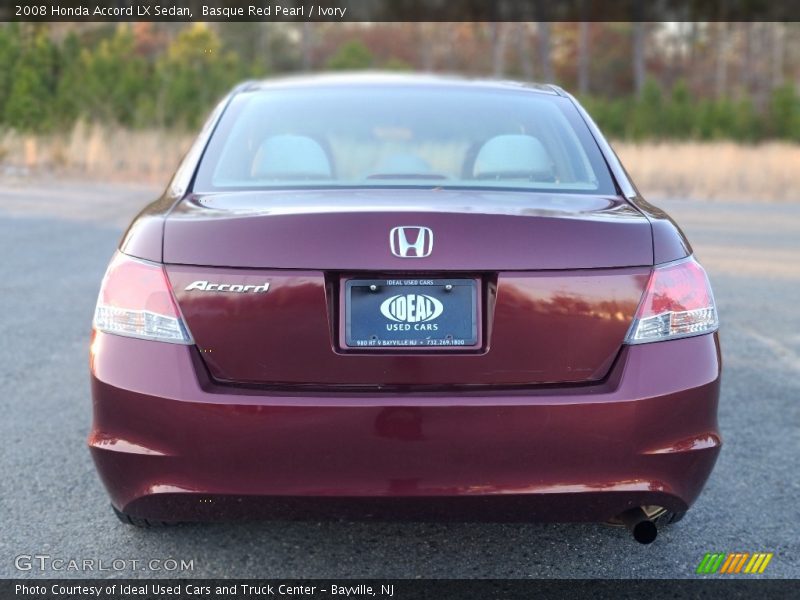 Basque Red Pearl / Ivory 2008 Honda Accord LX Sedan