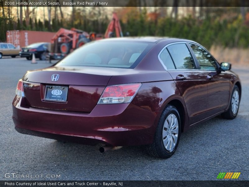 Basque Red Pearl / Ivory 2008 Honda Accord LX Sedan