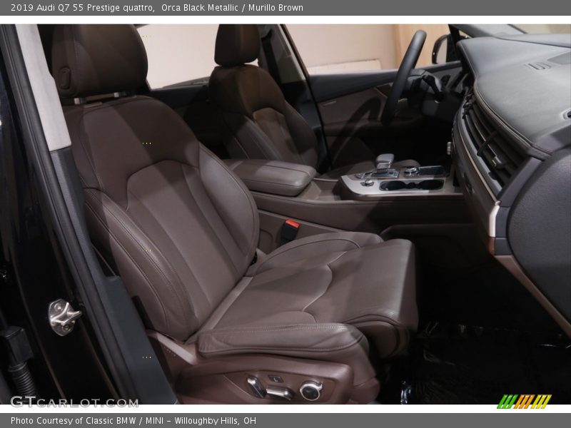 Front Seat of 2019 Q7 55 Prestige quattro