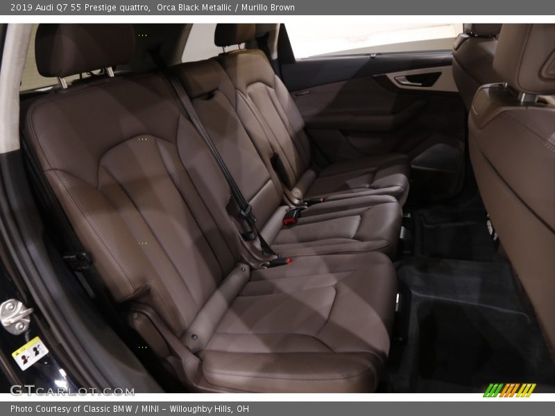 Rear Seat of 2019 Q7 55 Prestige quattro