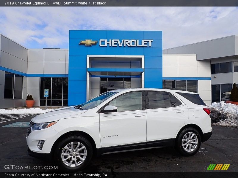 Summit White / Jet Black 2019 Chevrolet Equinox LT AWD