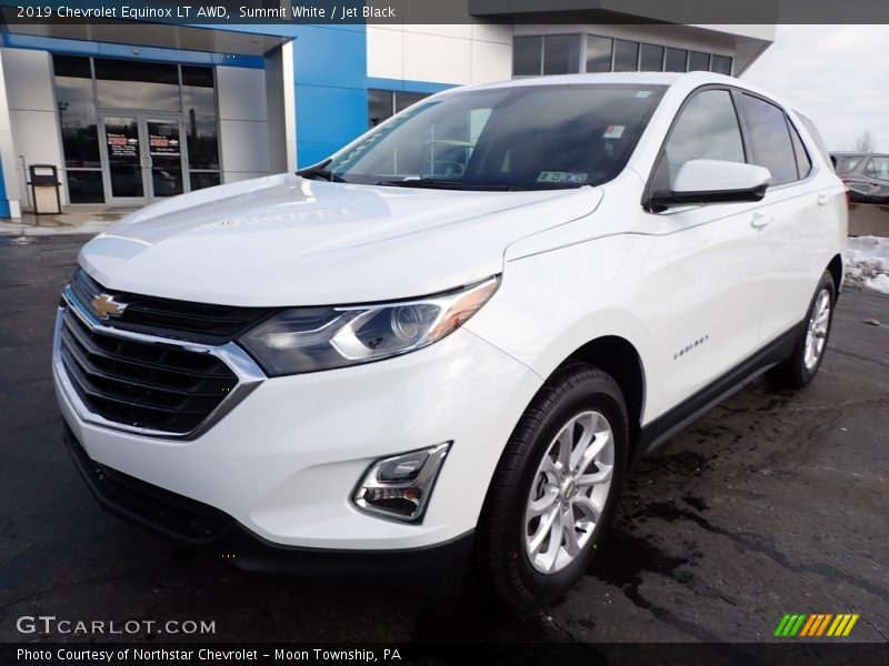 Summit White / Jet Black 2019 Chevrolet Equinox LT AWD