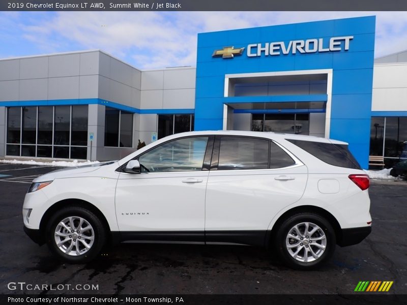 Summit White / Jet Black 2019 Chevrolet Equinox LT AWD