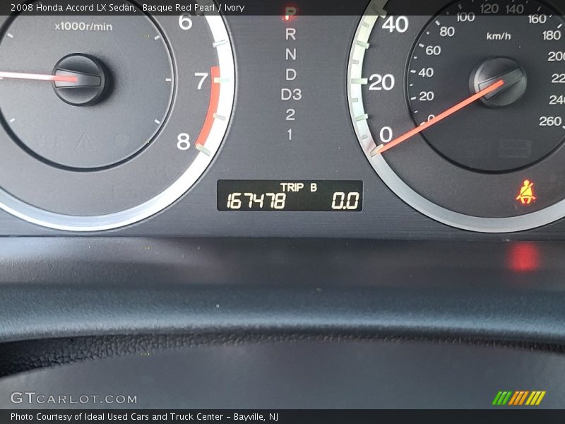 Basque Red Pearl / Ivory 2008 Honda Accord LX Sedan
