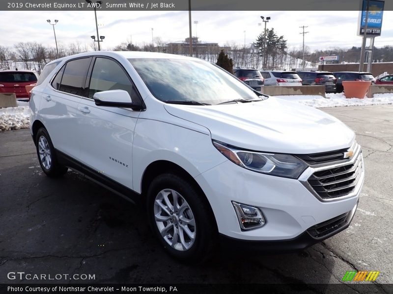 Summit White / Jet Black 2019 Chevrolet Equinox LT AWD