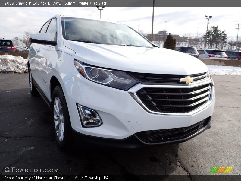 Summit White / Jet Black 2019 Chevrolet Equinox LT AWD