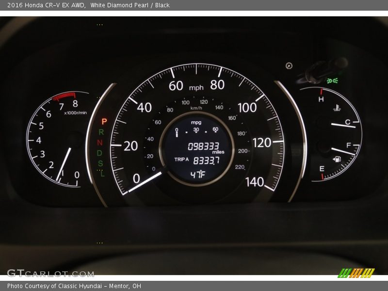  2016 CR-V EX AWD EX AWD Gauges