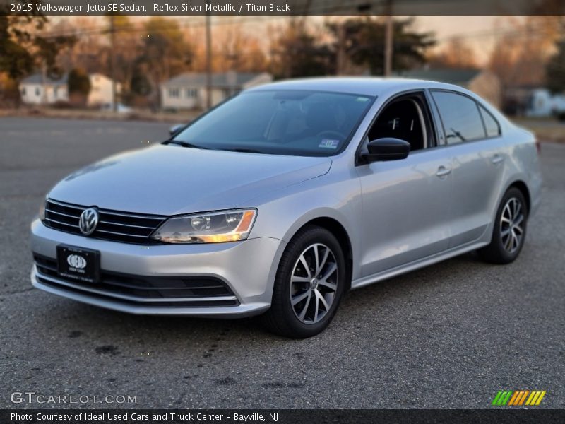 Reflex Silver Metallic / Titan Black 2015 Volkswagen Jetta SE Sedan