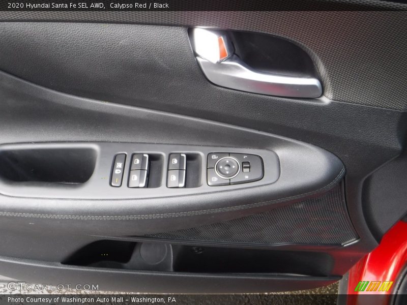 Calypso Red / Black 2020 Hyundai Santa Fe SEL AWD