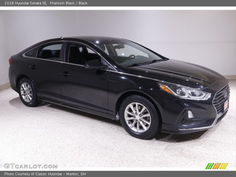 Phantom Black / Black 2018 Hyundai Sonata SE